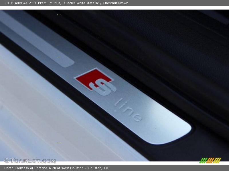 Glacier White Metallic / Chestnut Brown 2016 Audi A4 2.0T Premium Plus