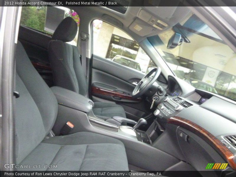 Polished Metal Metallic / Black 2012 Honda Accord Crosstour EX