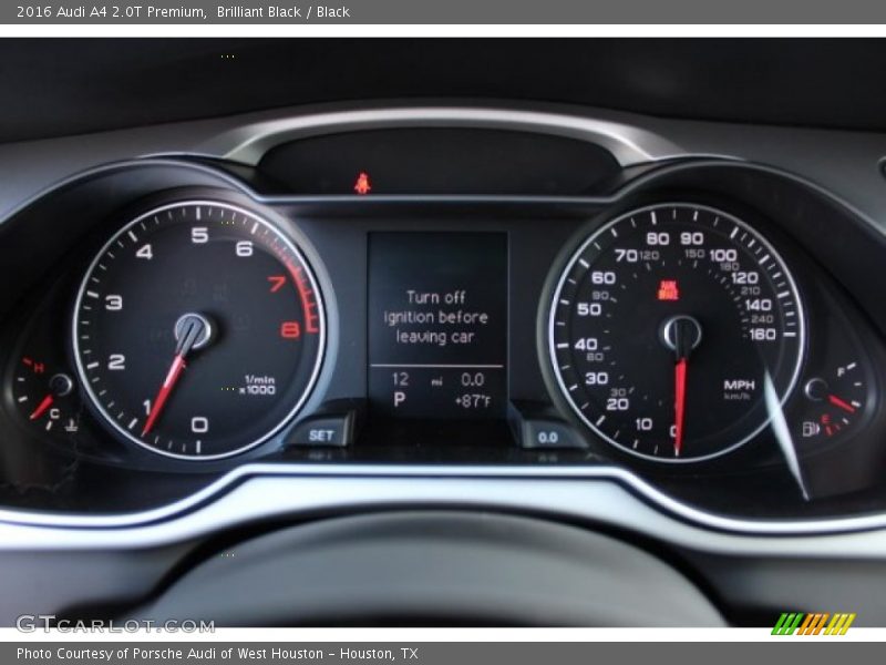  2016 A4 2.0T Premium 2.0T Premium Gauges