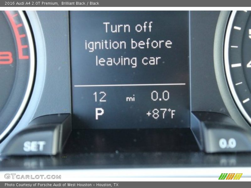 Brilliant Black / Black 2016 Audi A4 2.0T Premium
