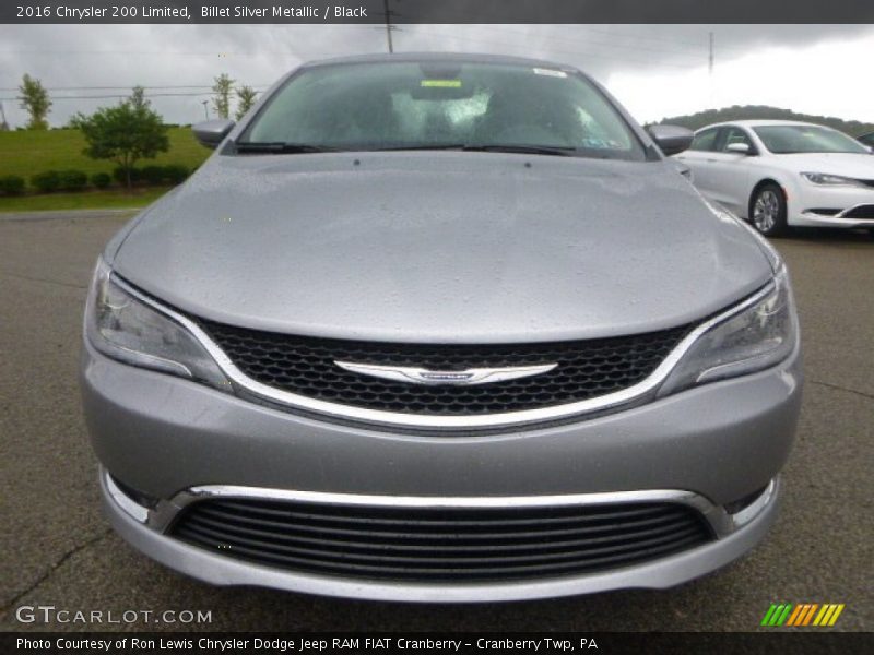 Billet Silver Metallic / Black 2016 Chrysler 200 Limited