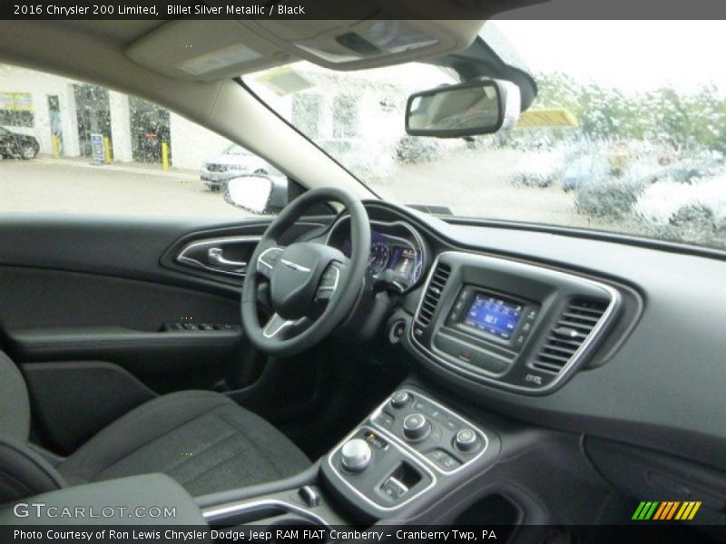 Billet Silver Metallic / Black 2016 Chrysler 200 Limited