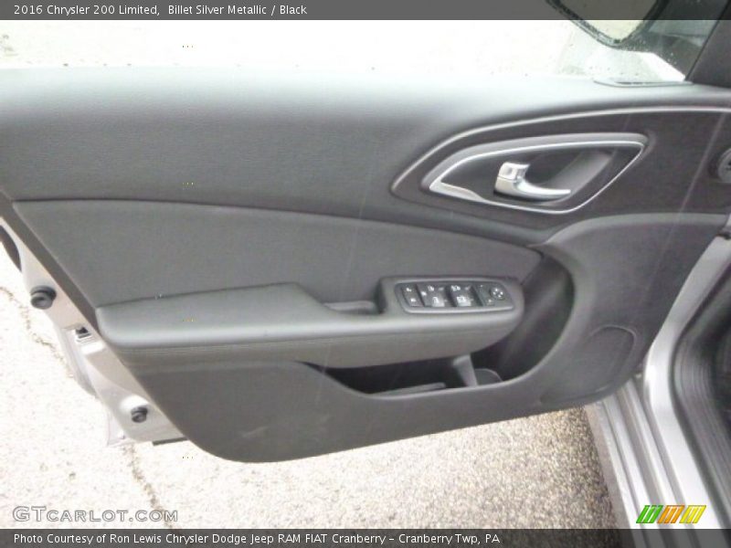 Billet Silver Metallic / Black 2016 Chrysler 200 Limited