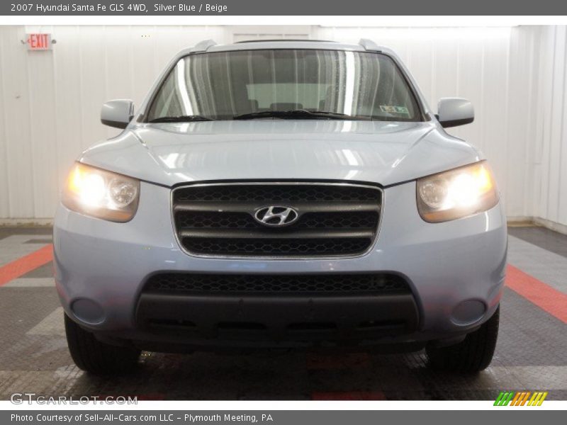 Silver Blue / Beige 2007 Hyundai Santa Fe GLS 4WD