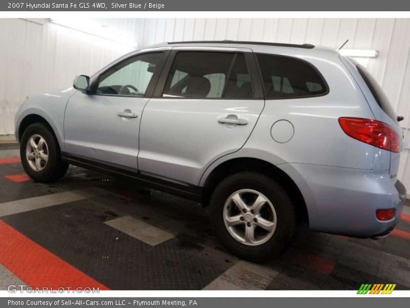 Silver Blue / Beige 2007 Hyundai Santa Fe GLS 4WD