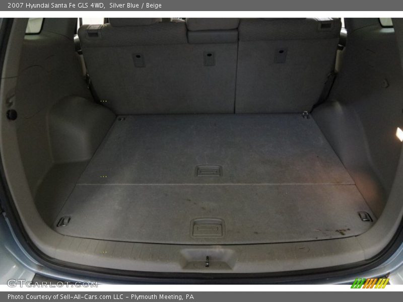 Silver Blue / Beige 2007 Hyundai Santa Fe GLS 4WD