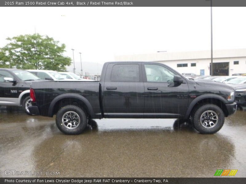 Black / Rebel Theme Red/Black 2015 Ram 1500 Rebel Crew Cab 4x4