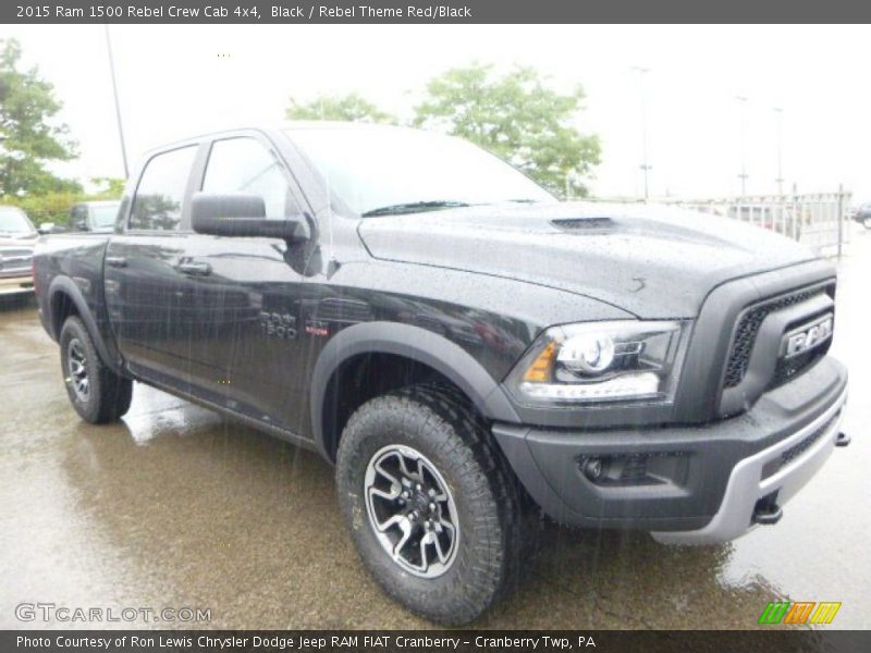Black / Rebel Theme Red/Black 2015 Ram 1500 Rebel Crew Cab 4x4