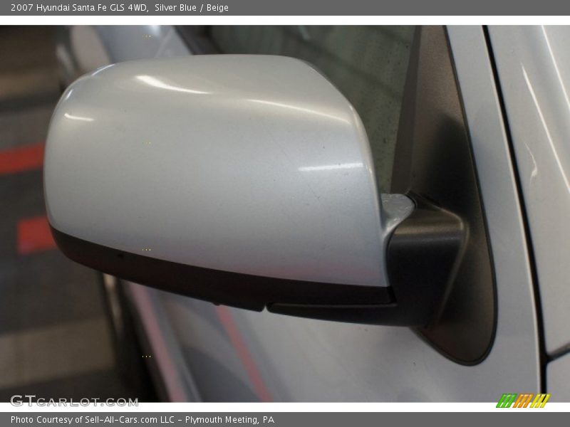 Silver Blue / Beige 2007 Hyundai Santa Fe GLS 4WD