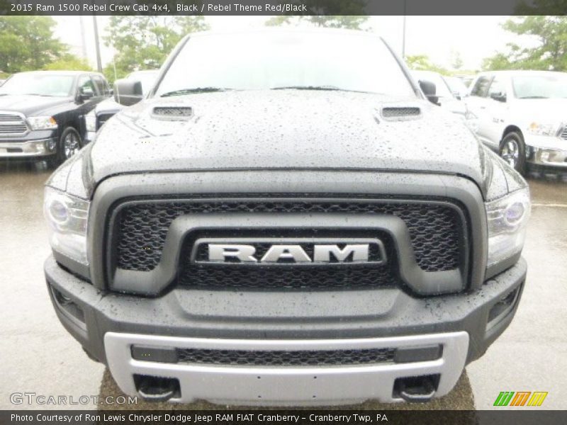 Black / Rebel Theme Red/Black 2015 Ram 1500 Rebel Crew Cab 4x4