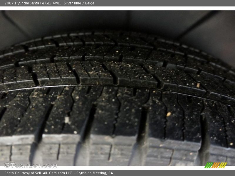 Silver Blue / Beige 2007 Hyundai Santa Fe GLS 4WD