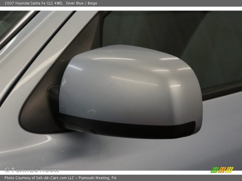 Silver Blue / Beige 2007 Hyundai Santa Fe GLS 4WD