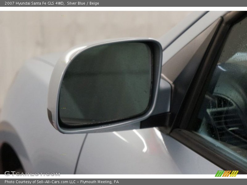 Silver Blue / Beige 2007 Hyundai Santa Fe GLS 4WD