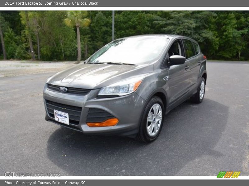 Sterling Gray / Charcoal Black 2014 Ford Escape S