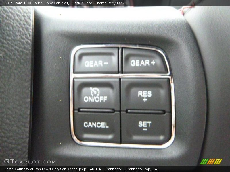 Black / Rebel Theme Red/Black 2015 Ram 1500 Rebel Crew Cab 4x4