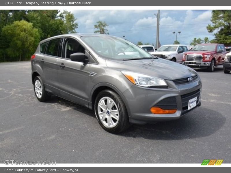 Sterling Gray / Charcoal Black 2014 Ford Escape S