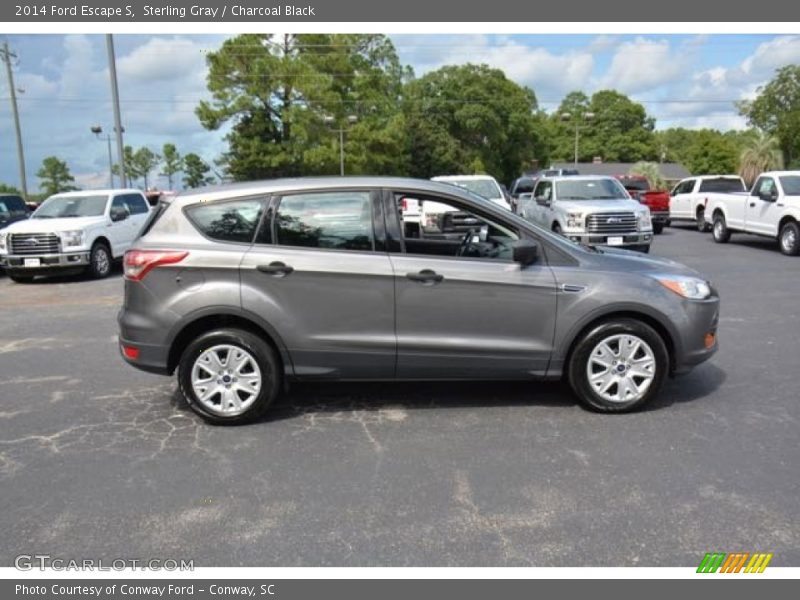 Sterling Gray / Charcoal Black 2014 Ford Escape S