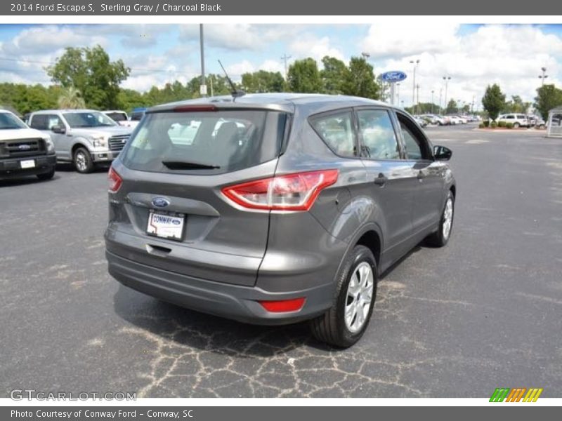 Sterling Gray / Charcoal Black 2014 Ford Escape S
