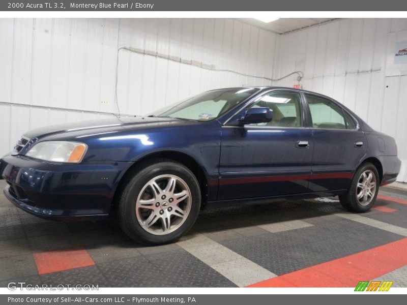 Monterey Blue Pearl / Ebony 2000 Acura TL 3.2