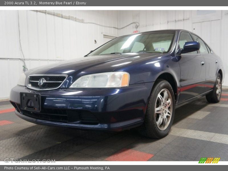 Monterey Blue Pearl / Ebony 2000 Acura TL 3.2