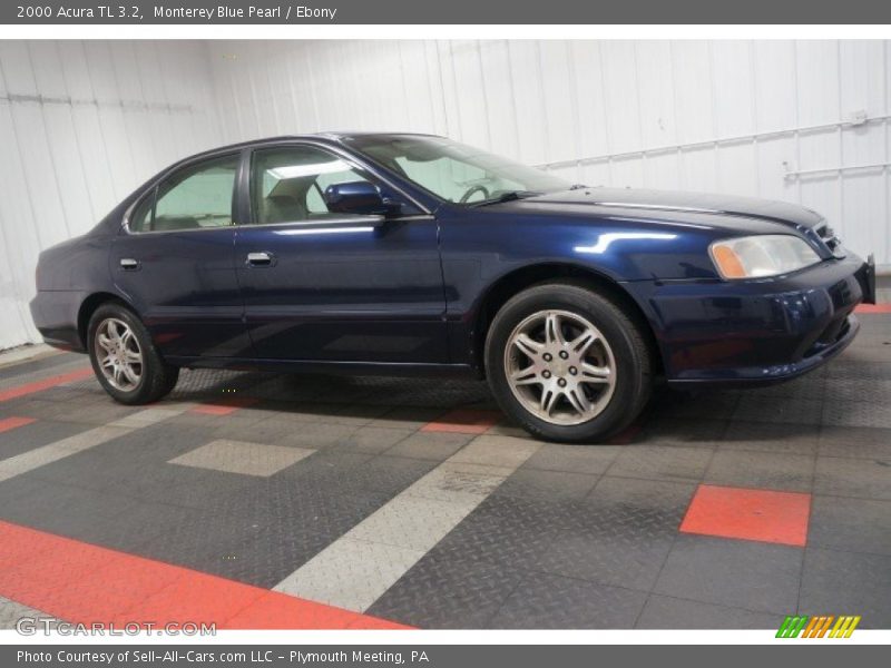 Monterey Blue Pearl / Ebony 2000 Acura TL 3.2