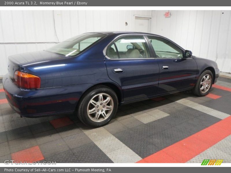 Monterey Blue Pearl / Ebony 2000 Acura TL 3.2