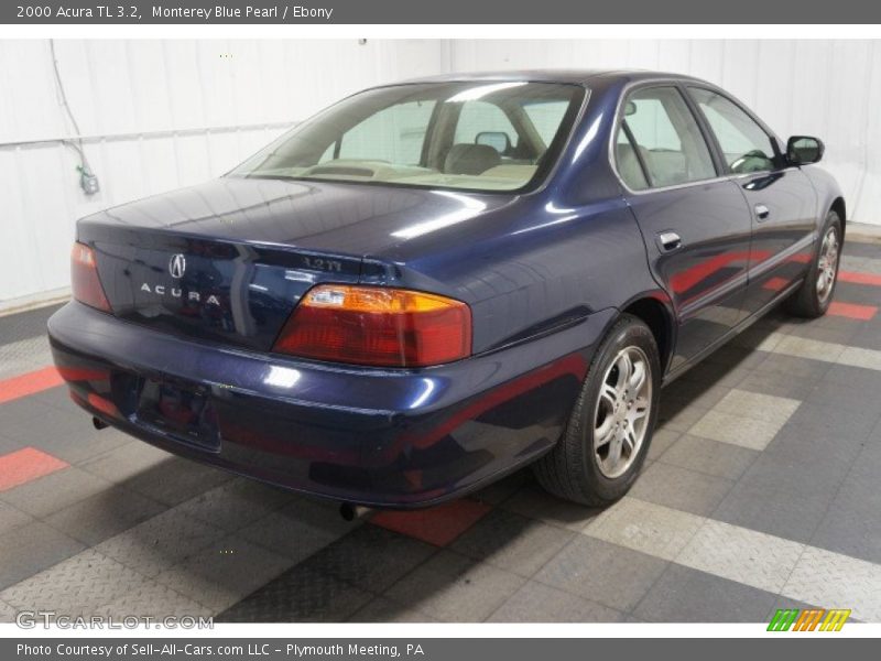 Monterey Blue Pearl / Ebony 2000 Acura TL 3.2