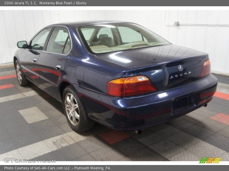 Monterey Blue Pearl / Ebony 2000 Acura TL 3.2