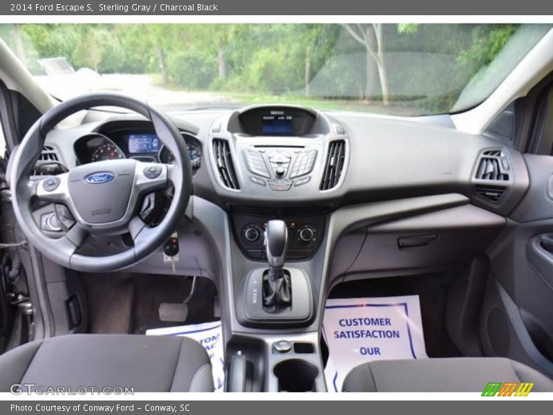 Sterling Gray / Charcoal Black 2014 Ford Escape S