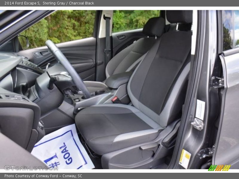 Sterling Gray / Charcoal Black 2014 Ford Escape S