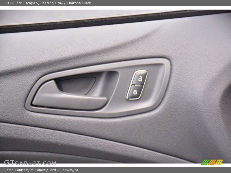 Sterling Gray / Charcoal Black 2014 Ford Escape S