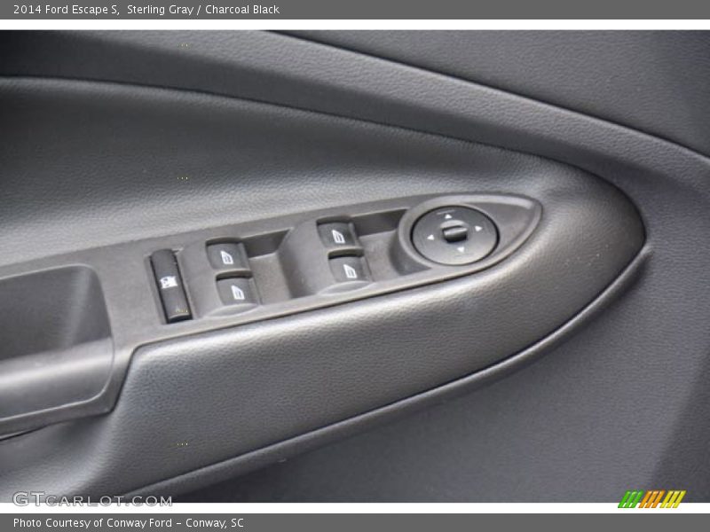 Sterling Gray / Charcoal Black 2014 Ford Escape S