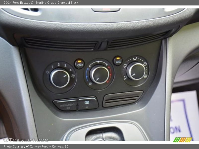 Sterling Gray / Charcoal Black 2014 Ford Escape S