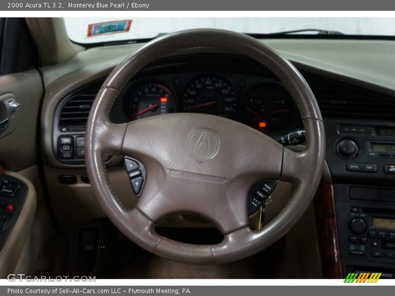 Monterey Blue Pearl / Ebony 2000 Acura TL 3.2