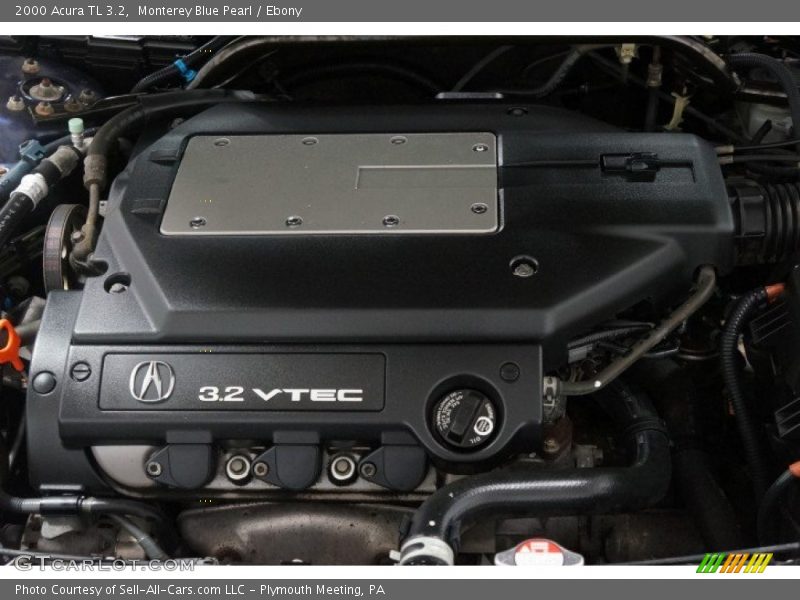 Monterey Blue Pearl / Ebony 2000 Acura TL 3.2