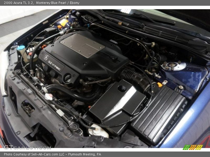 Monterey Blue Pearl / Ebony 2000 Acura TL 3.2