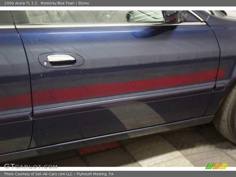 Monterey Blue Pearl / Ebony 2000 Acura TL 3.2