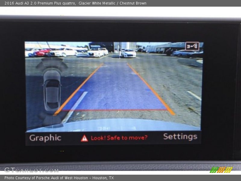 Glacier White Metallic / Chestnut Brown 2016 Audi A3 2.0 Premium Plus quattro