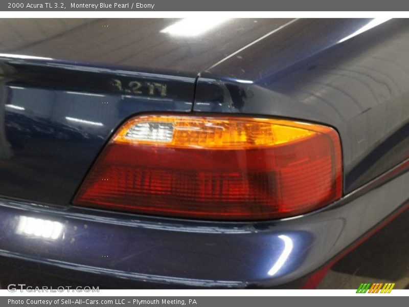 Monterey Blue Pearl / Ebony 2000 Acura TL 3.2