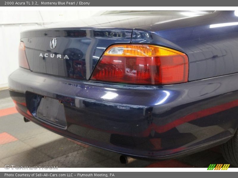 Monterey Blue Pearl / Ebony 2000 Acura TL 3.2
