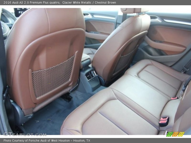 Glacier White Metallic / Chestnut Brown 2016 Audi A3 2.0 Premium Plus quattro