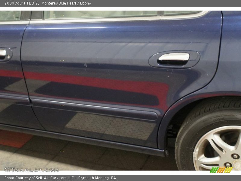 Monterey Blue Pearl / Ebony 2000 Acura TL 3.2