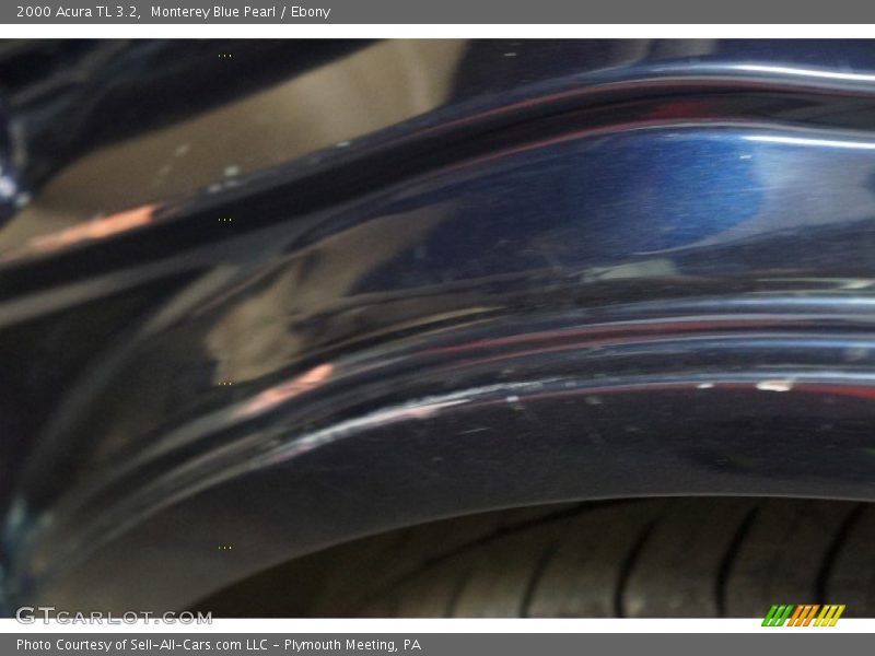 Monterey Blue Pearl / Ebony 2000 Acura TL 3.2