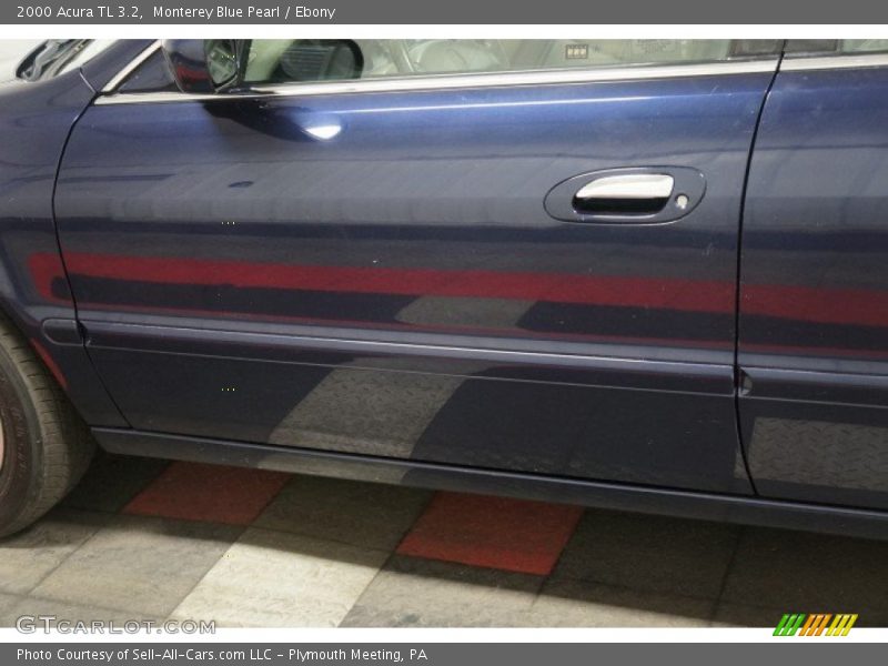 Monterey Blue Pearl / Ebony 2000 Acura TL 3.2