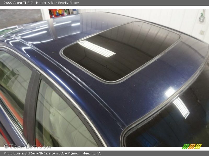 Monterey Blue Pearl / Ebony 2000 Acura TL 3.2