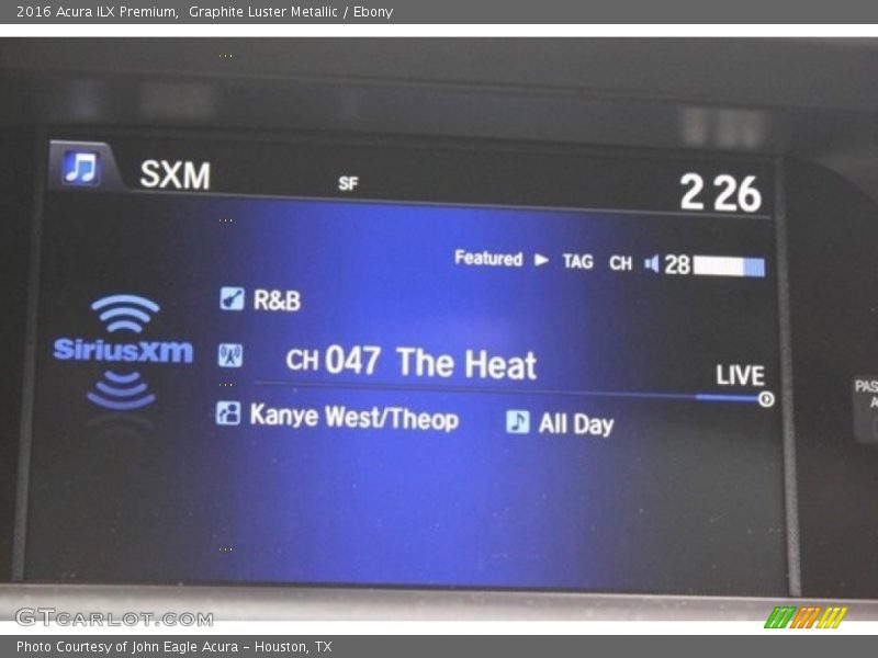 Graphite Luster Metallic / Ebony 2016 Acura ILX Premium