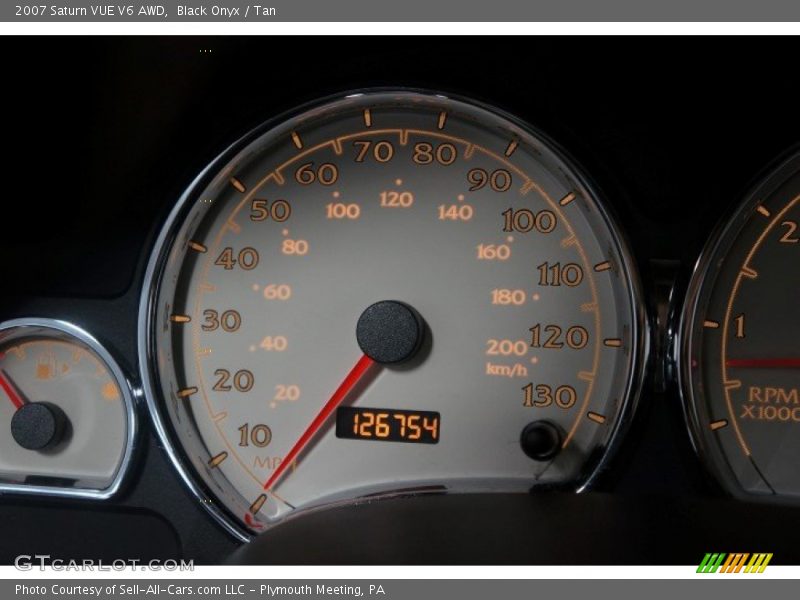 Black Onyx / Tan 2007 Saturn VUE V6 AWD
