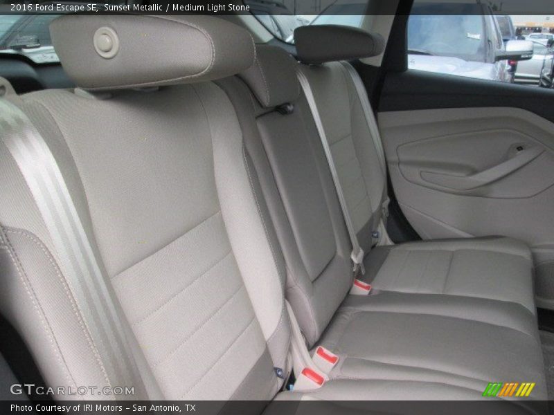 Sunset Metallic / Medium Light Stone 2016 Ford Escape SE