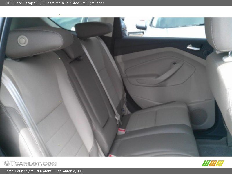 Sunset Metallic / Medium Light Stone 2016 Ford Escape SE