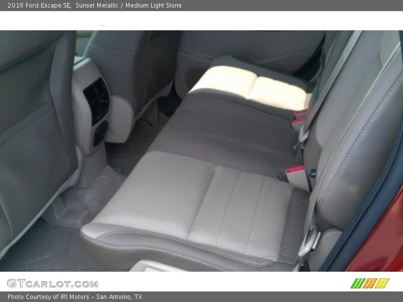 Sunset Metallic / Medium Light Stone 2016 Ford Escape SE
